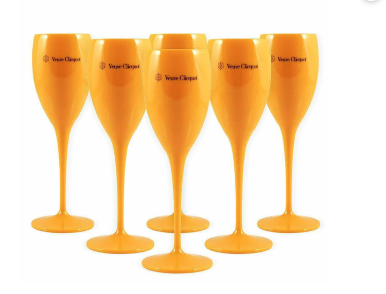 “Pop the Bubbly” Champagne Flute