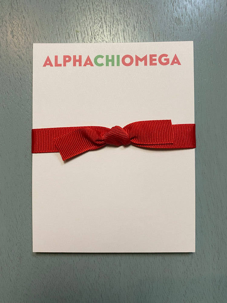 Sorority Notepad