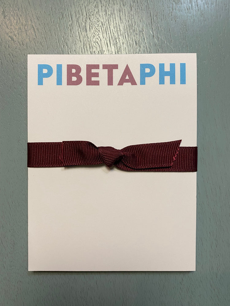 Sorority Notepad