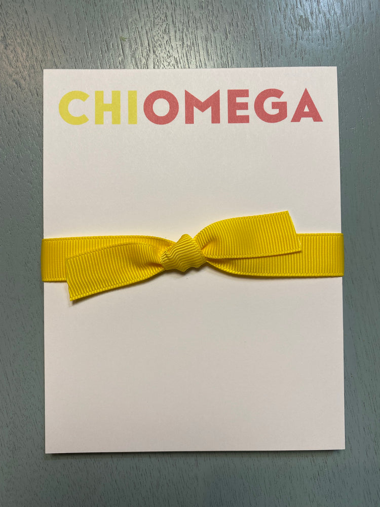 Sorority Notepad