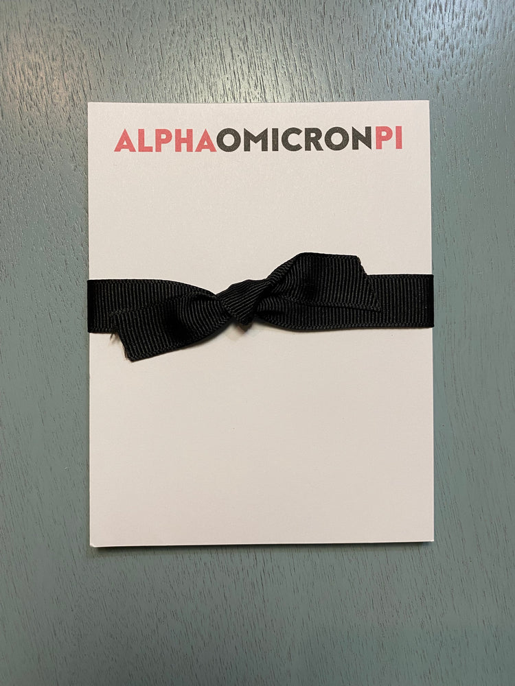 Sorority Notepad