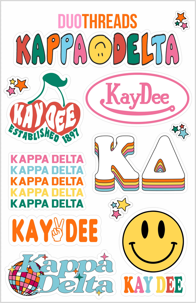 Sorority Sticker Sheet