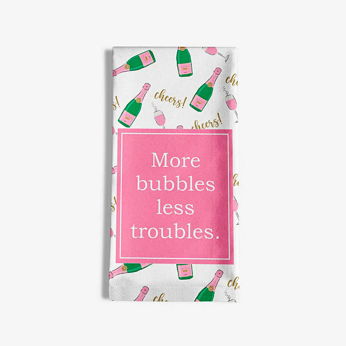 More Bubbles Hostess Towel