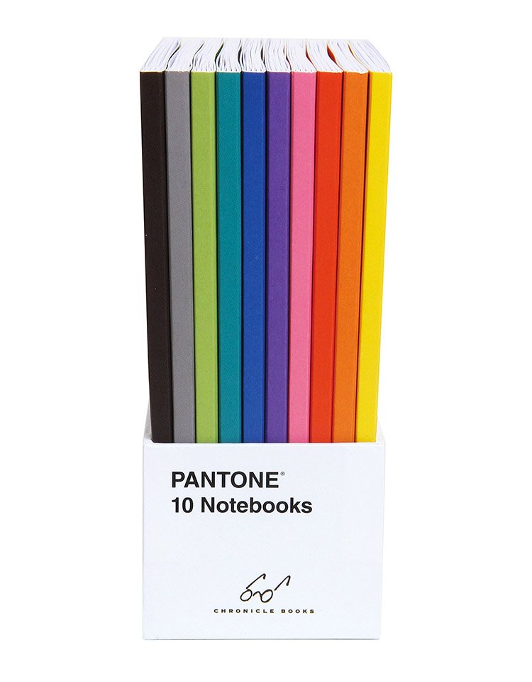 Pantone Set of 10 Notebooks
