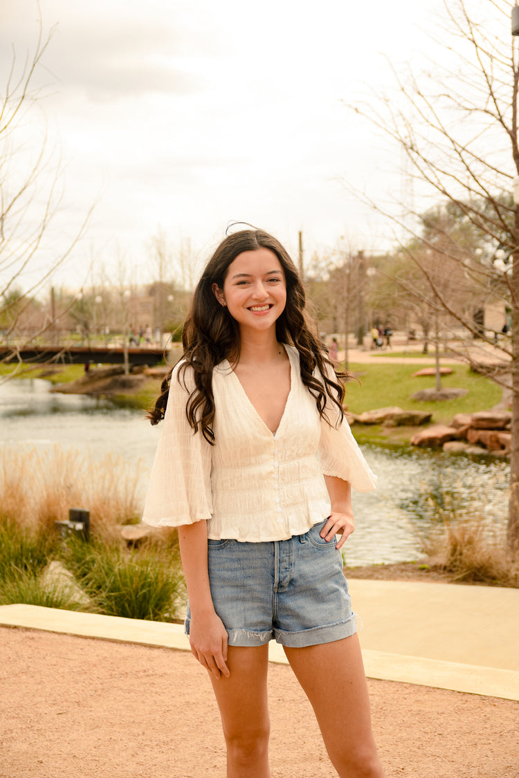 Phoebe White Blouse