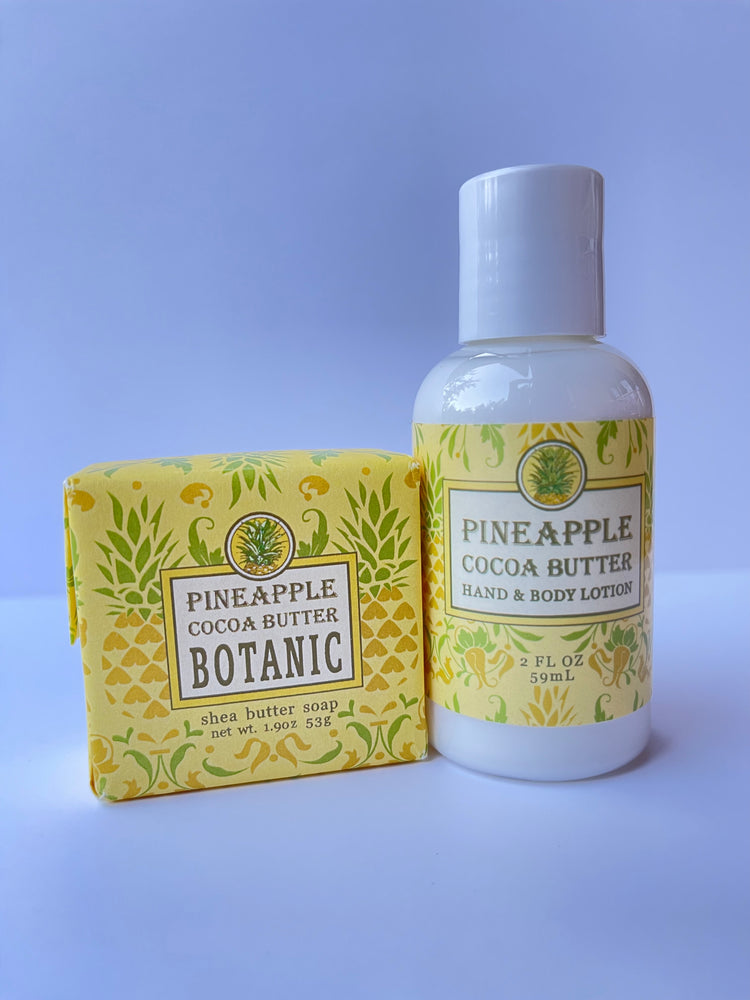 Pineapple Cocoa Butter Soap & Lotion Mini Set