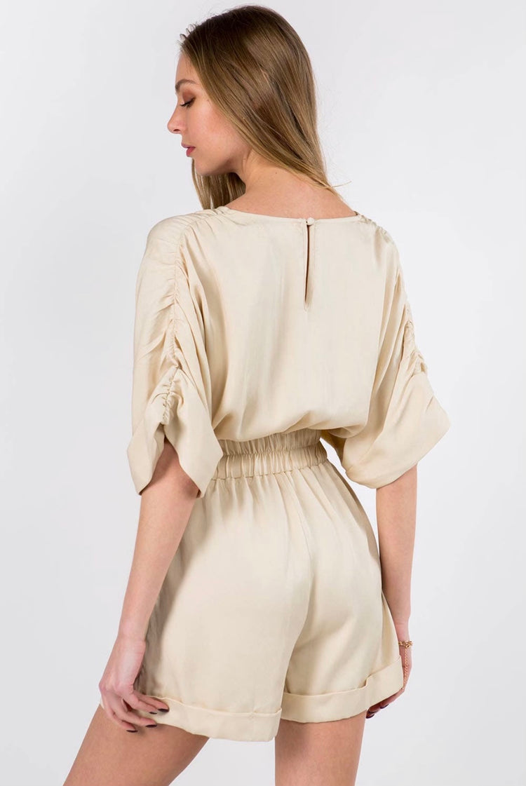 Cream Romper