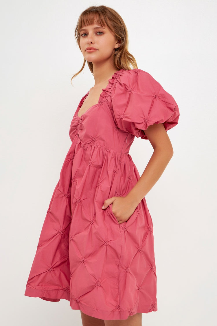 Rose Babydoll Dress