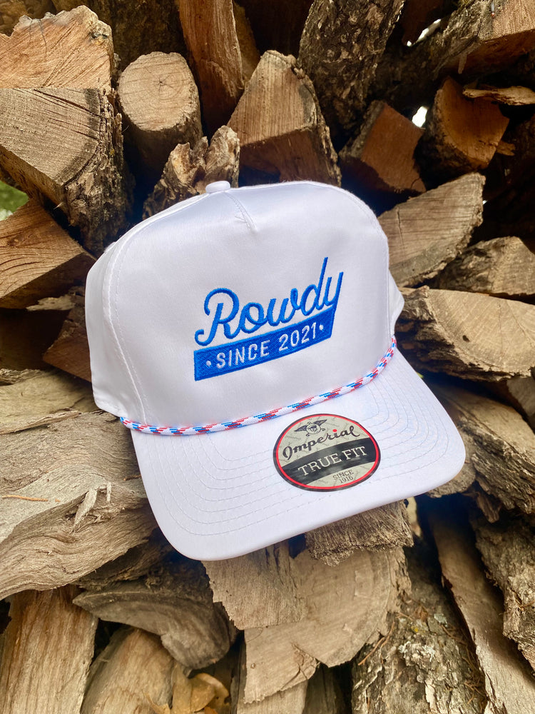 Rowdy White Rope Hat
