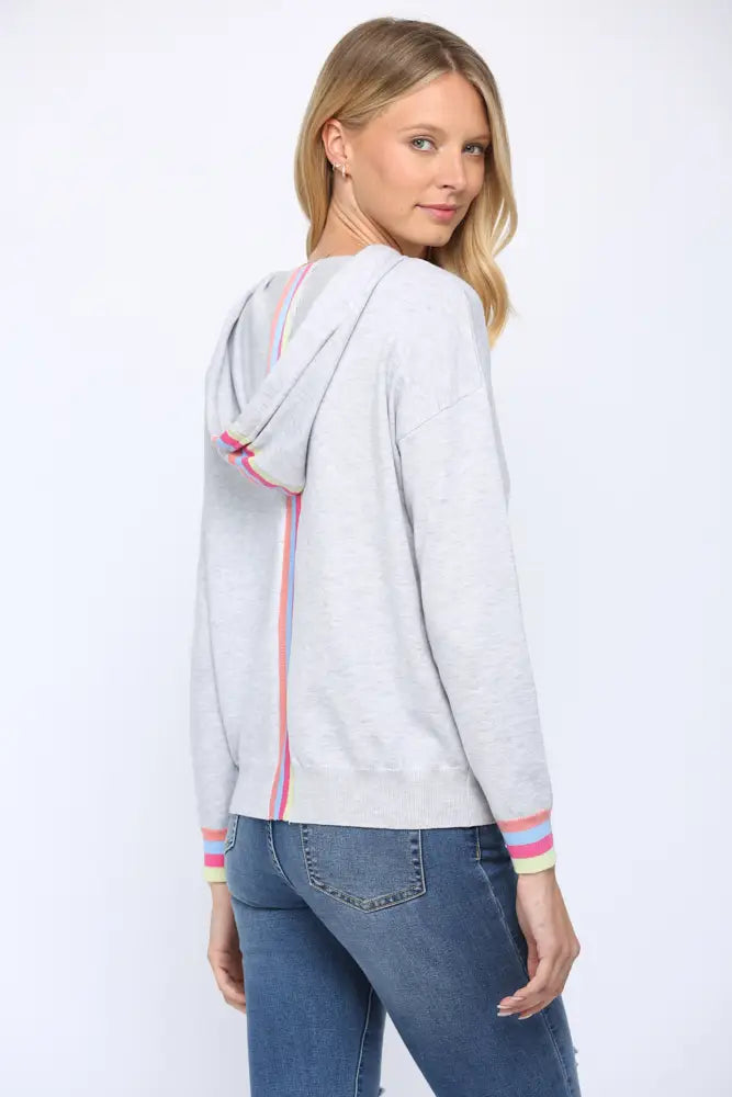 Sherbet Striped Hoodie