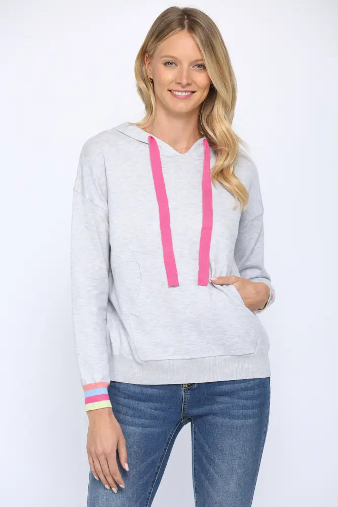Sherbet Striped Hoodie