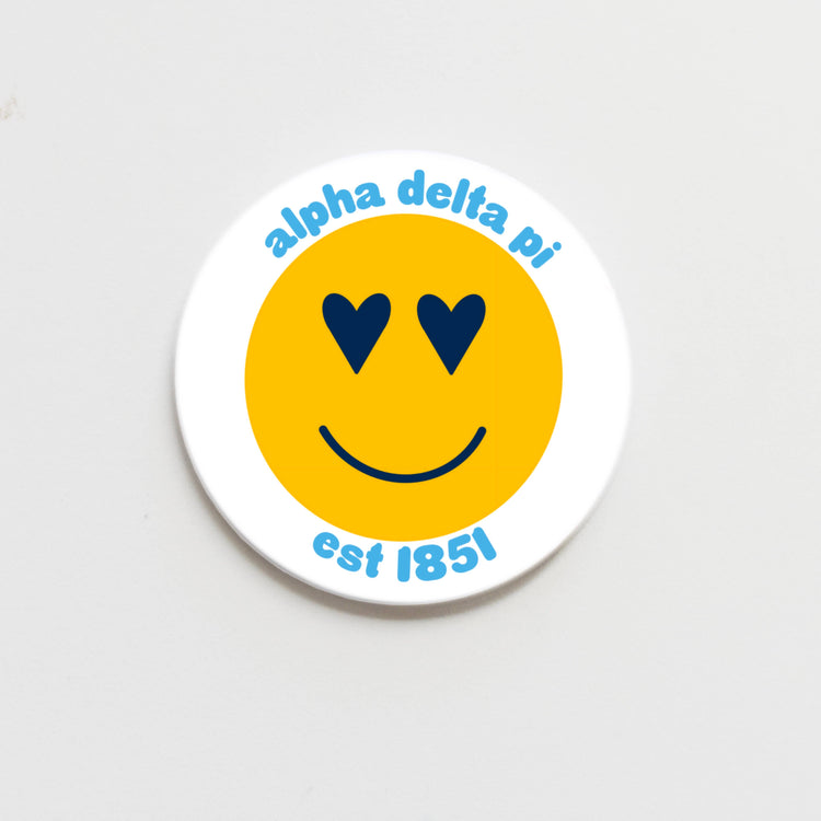 Smiley Sorority Button