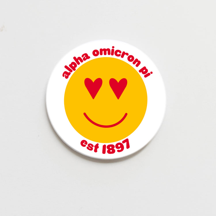 Smiley Sorority Button