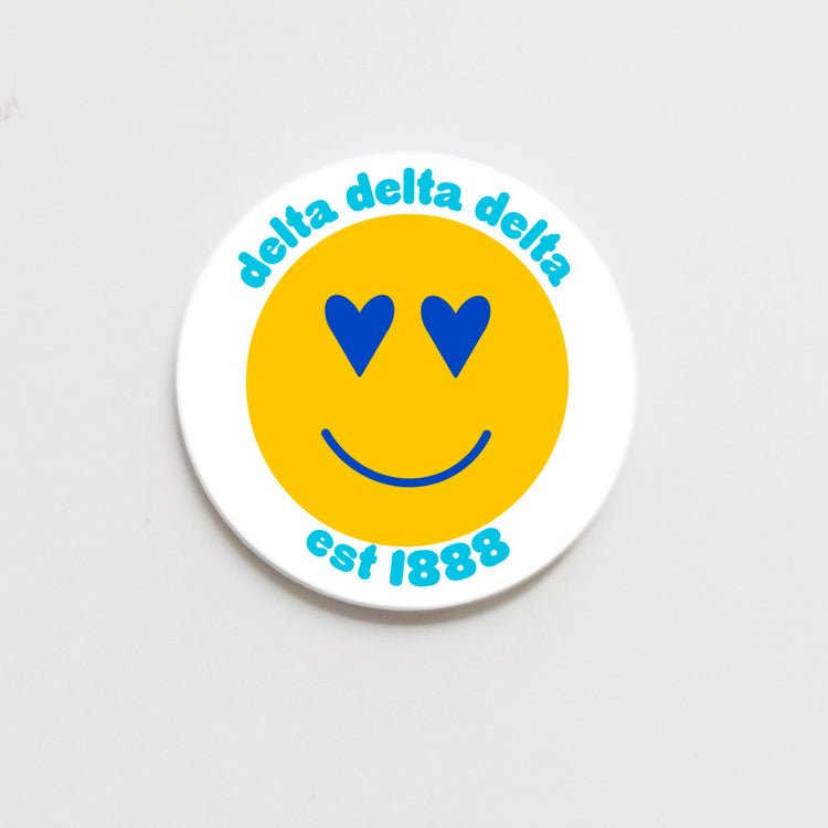Smiley Sorority Button