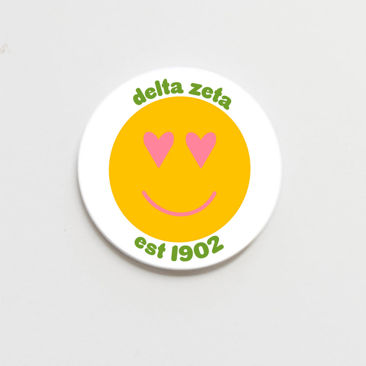 Smiley Sorority Button