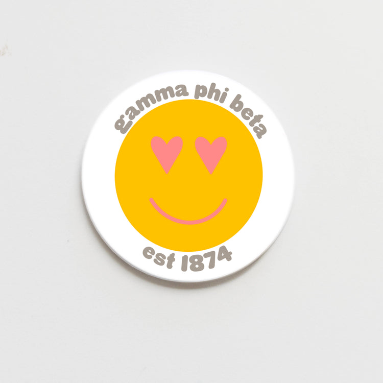 Smiley Sorority Button