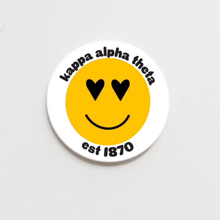 Smiley Sorority Button