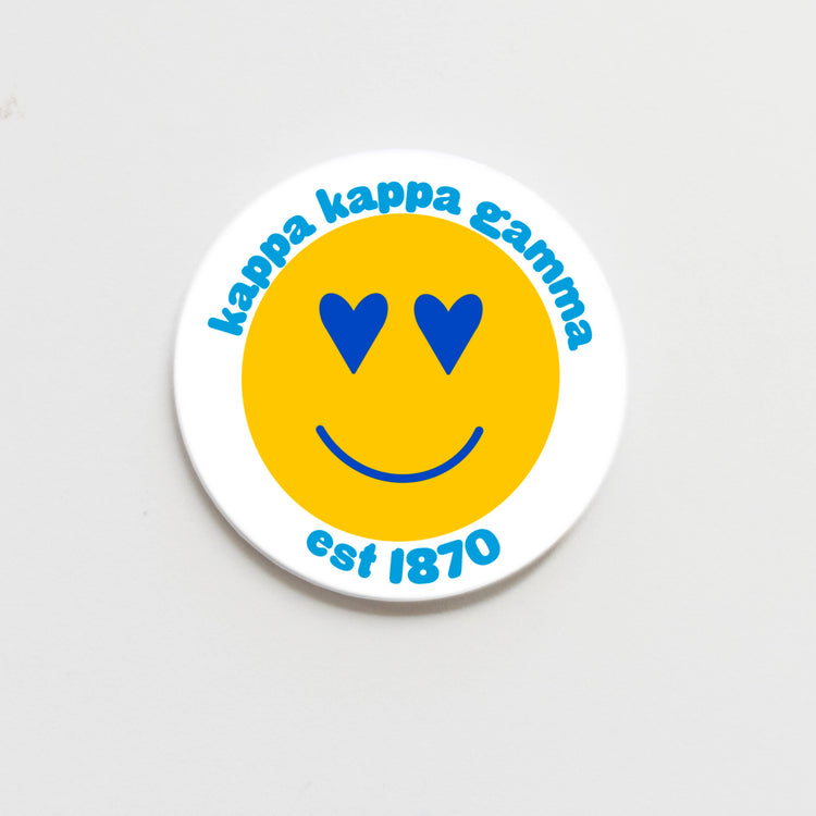 Smiley Sorority Button