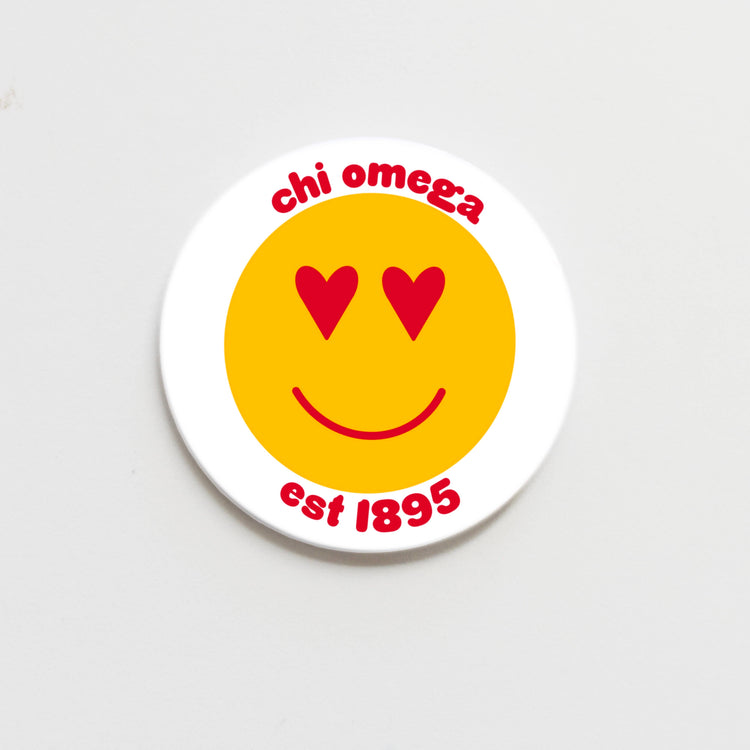 Smiley Sorority Button