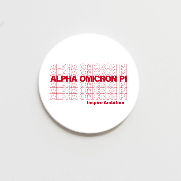 "Thank You" Sorority Motto Button