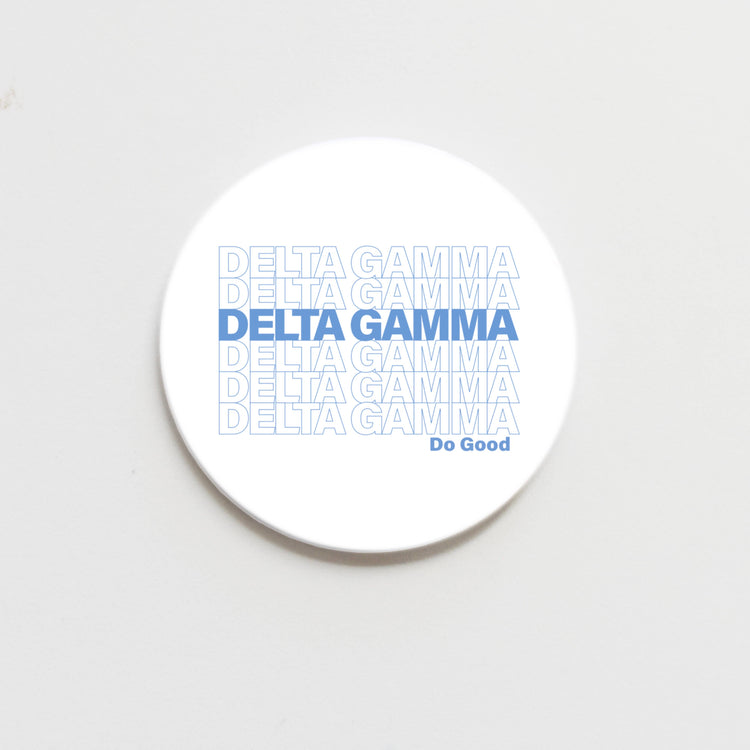 "Thank You" Sorority Motto Button
