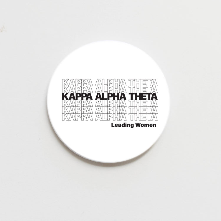 "Thank You" Sorority Motto Button
