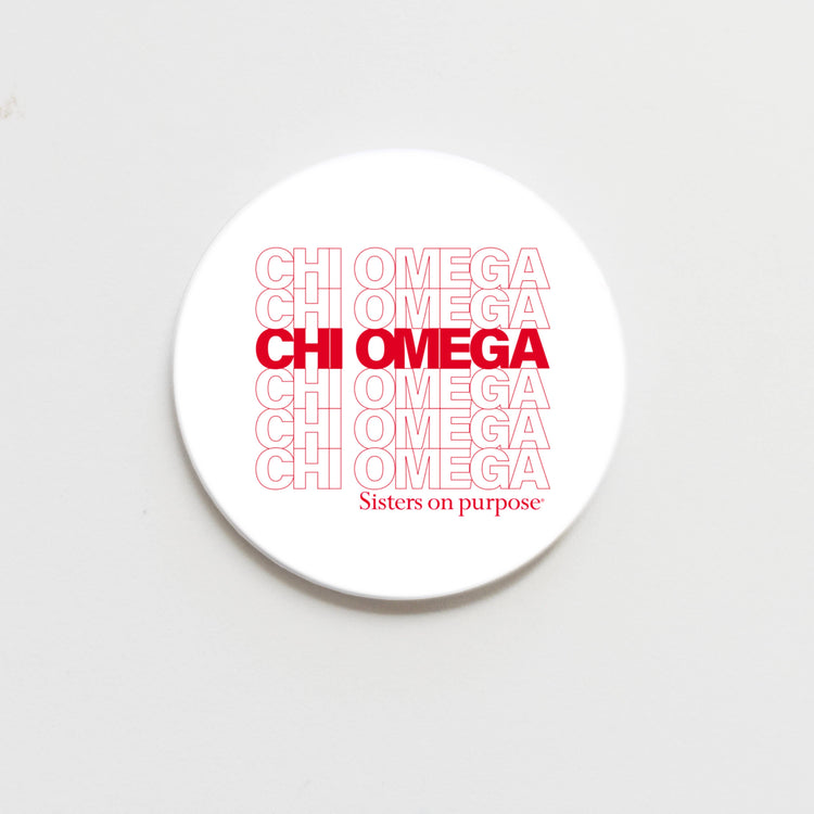 "Thank You" Sorority Motto Button