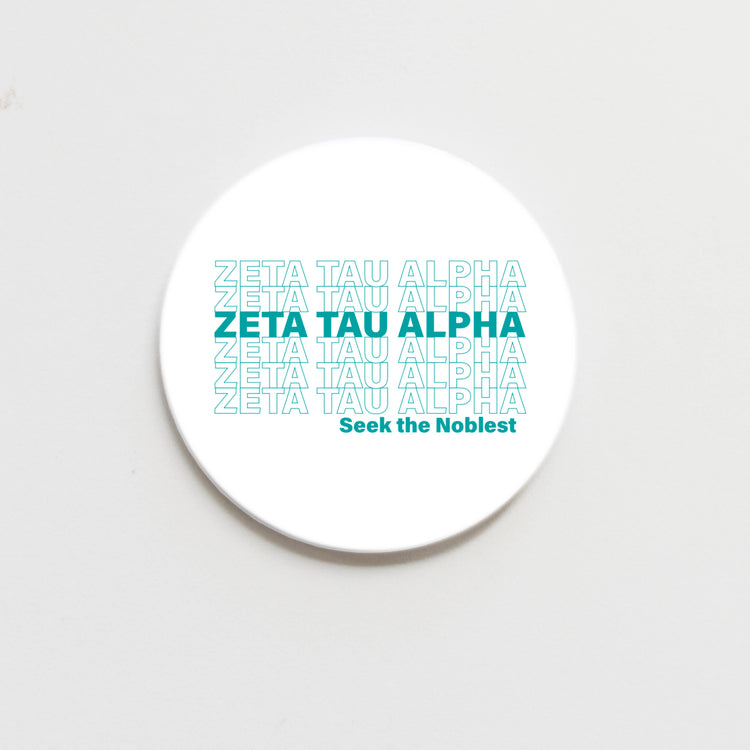 "Thank You" Sorority Motto Button
