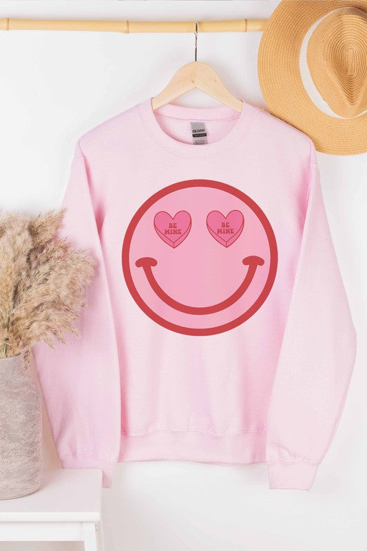 Be Mine Smiley Sweatshirt