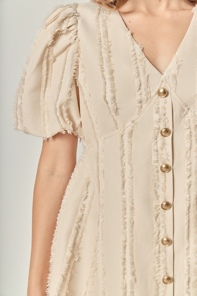 Lindsey Button Up Mini Dress