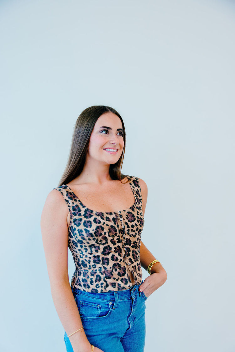 Lexi Leopard Top