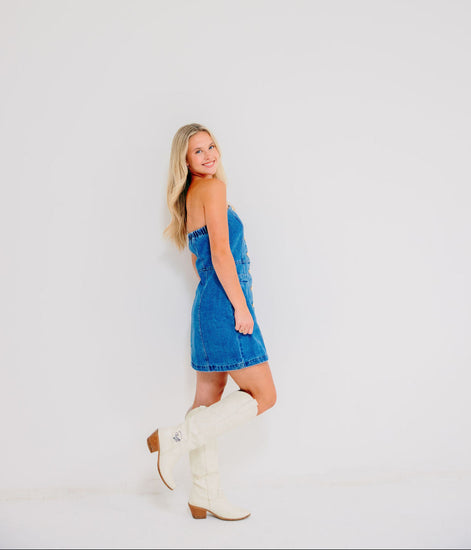 kookai dani denim dress Kookai - Casella Dress
