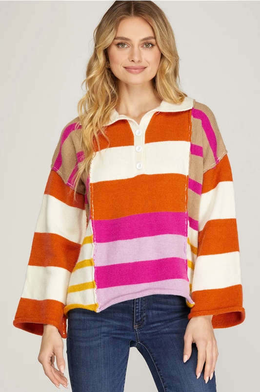 Autumn Collared Sweater