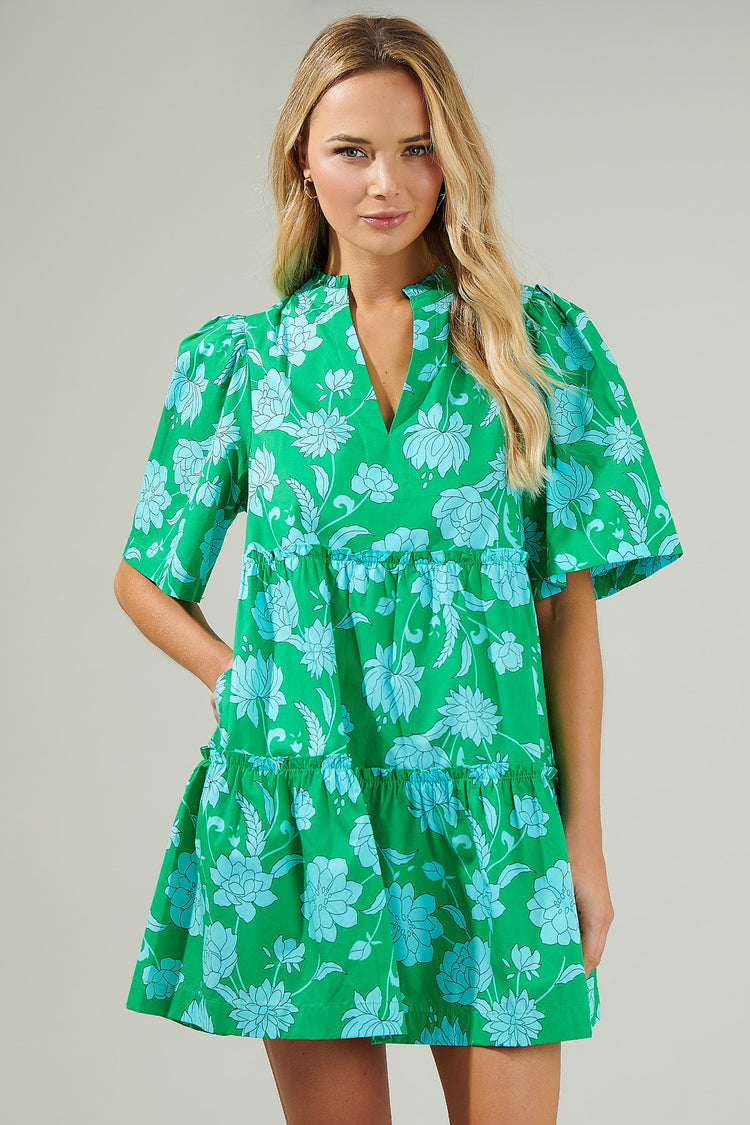 Water Lily Mini Dress