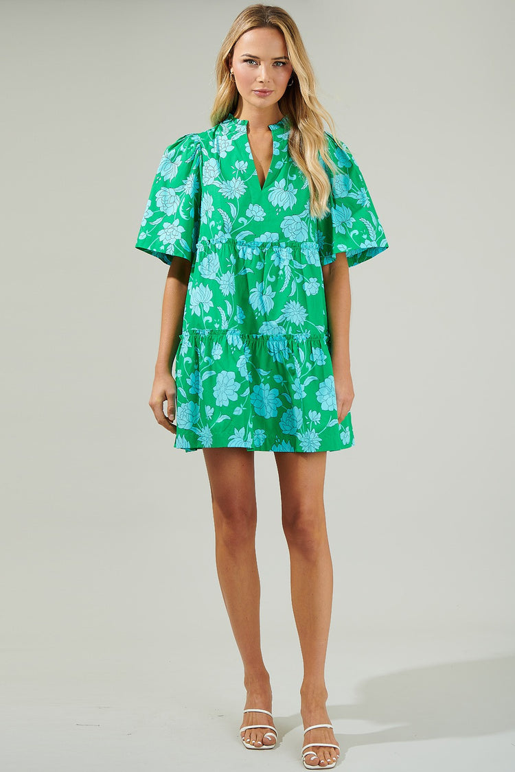 Water Lily Mini Dress