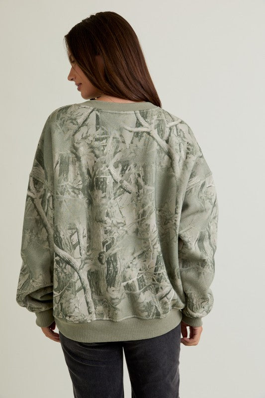 Rowdy Camo Sweatshirt