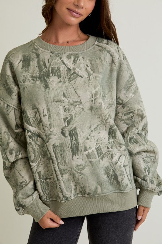 Rowdy Camo Sweatshirt