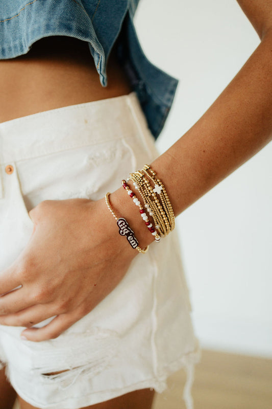 Beaded Blondes Game Day Stack