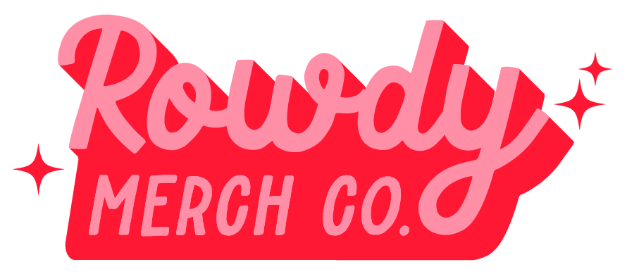 Rowdy Merch Co. logo