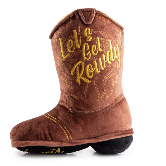 Brown Cowboy Boot - Dog Toy