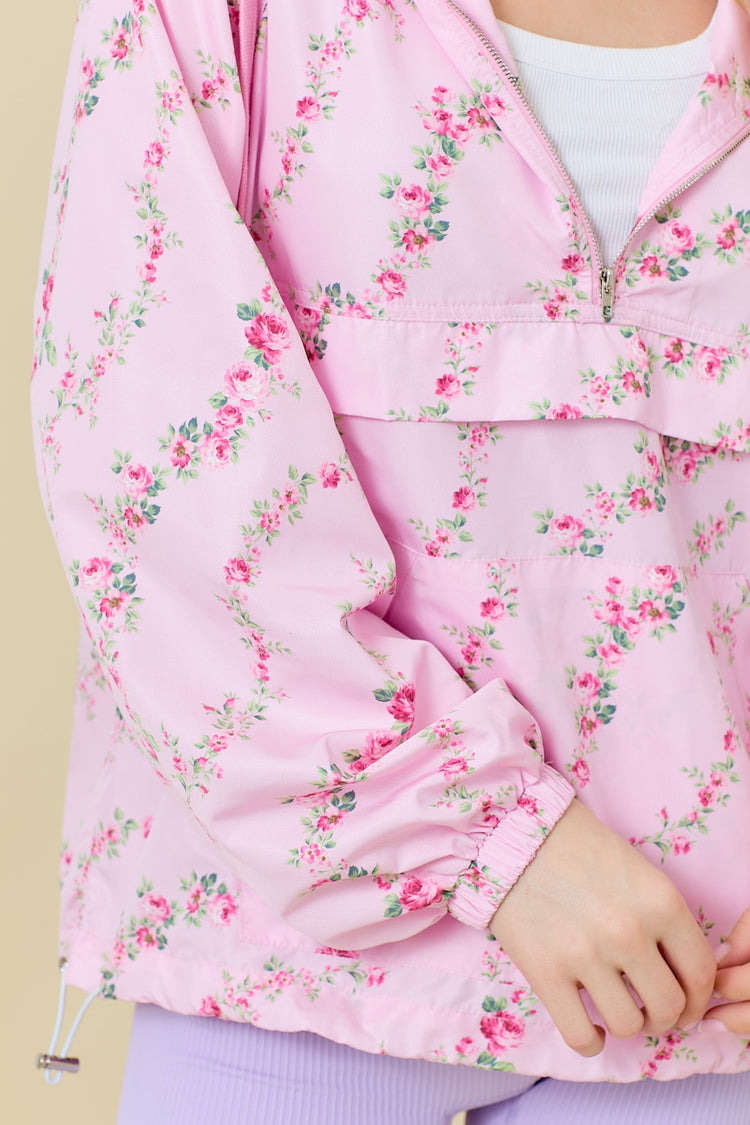 Fancy Floral Windbreaker