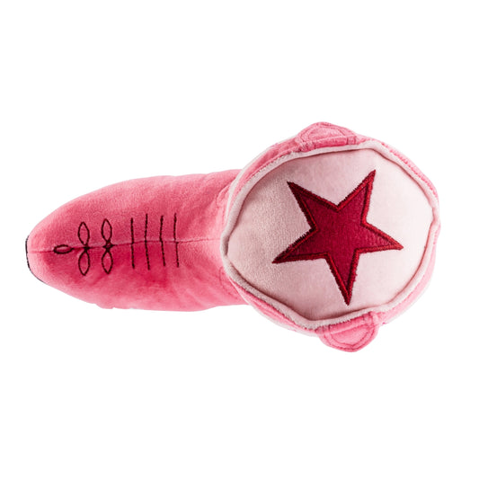Pink Cowgirl Boot - Dog Toy