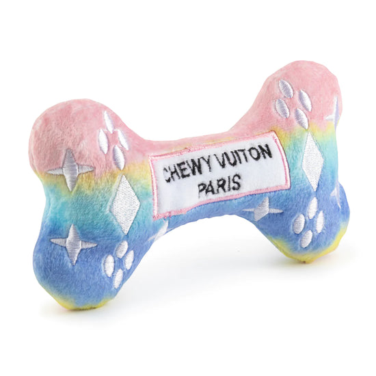 Chewy Vuitton Pink Ombre Bone - Dog Toy – Rowdy Merch Co.