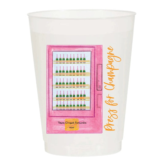Champagne Vending Machine Set of 10 Cups