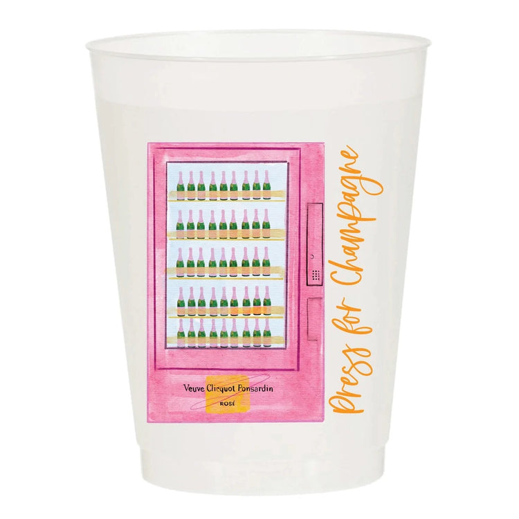 Champagne Vending Machine Set of 10 Cups