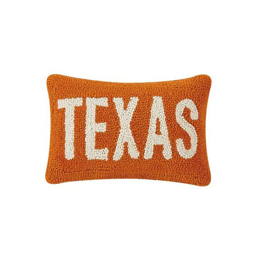 Orange Texas Throw Pillow
