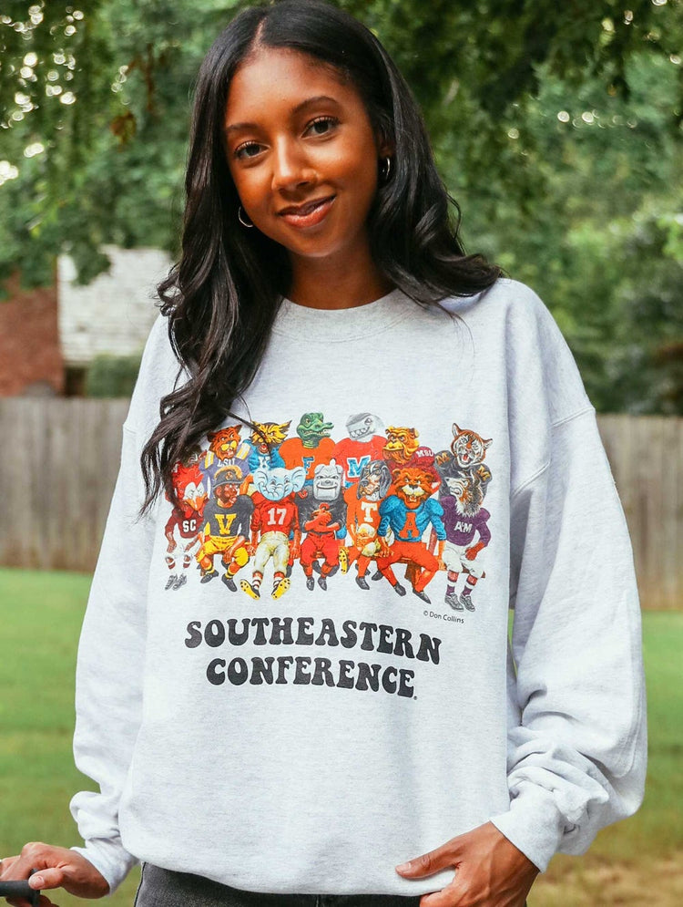 SEC Retro Mascot Sweatshirt