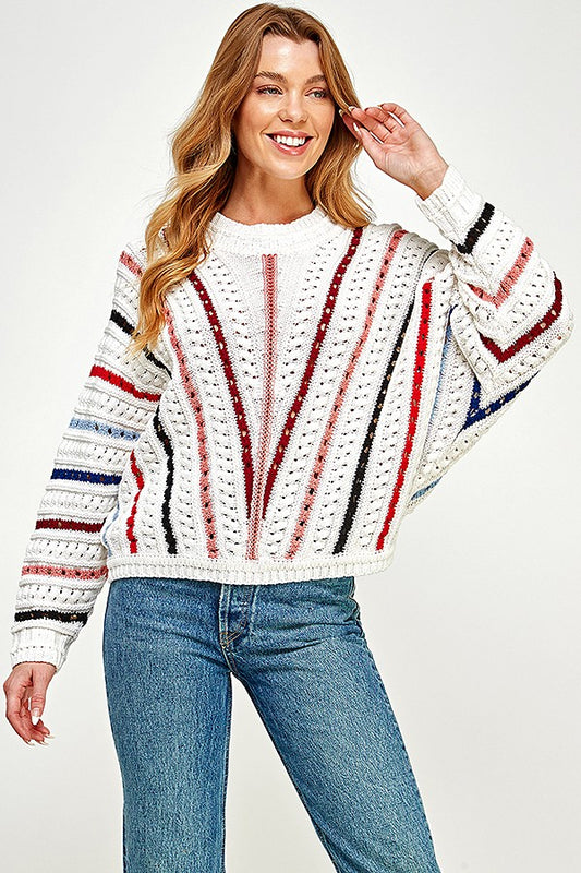 Samantha Striped Sweater