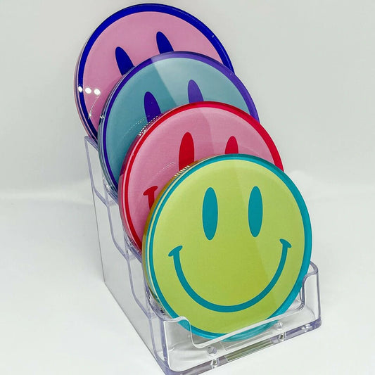 All Smiles Set of 4 Coasters