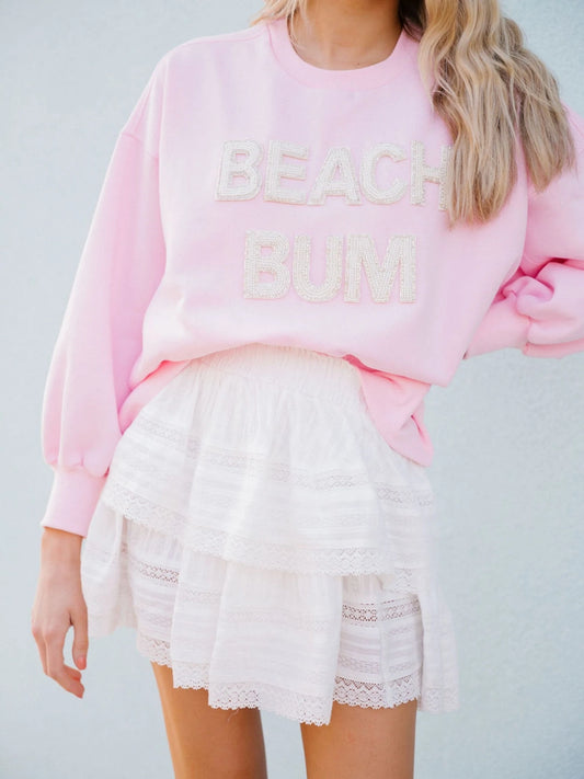 Beach Bum Beaded Pullover